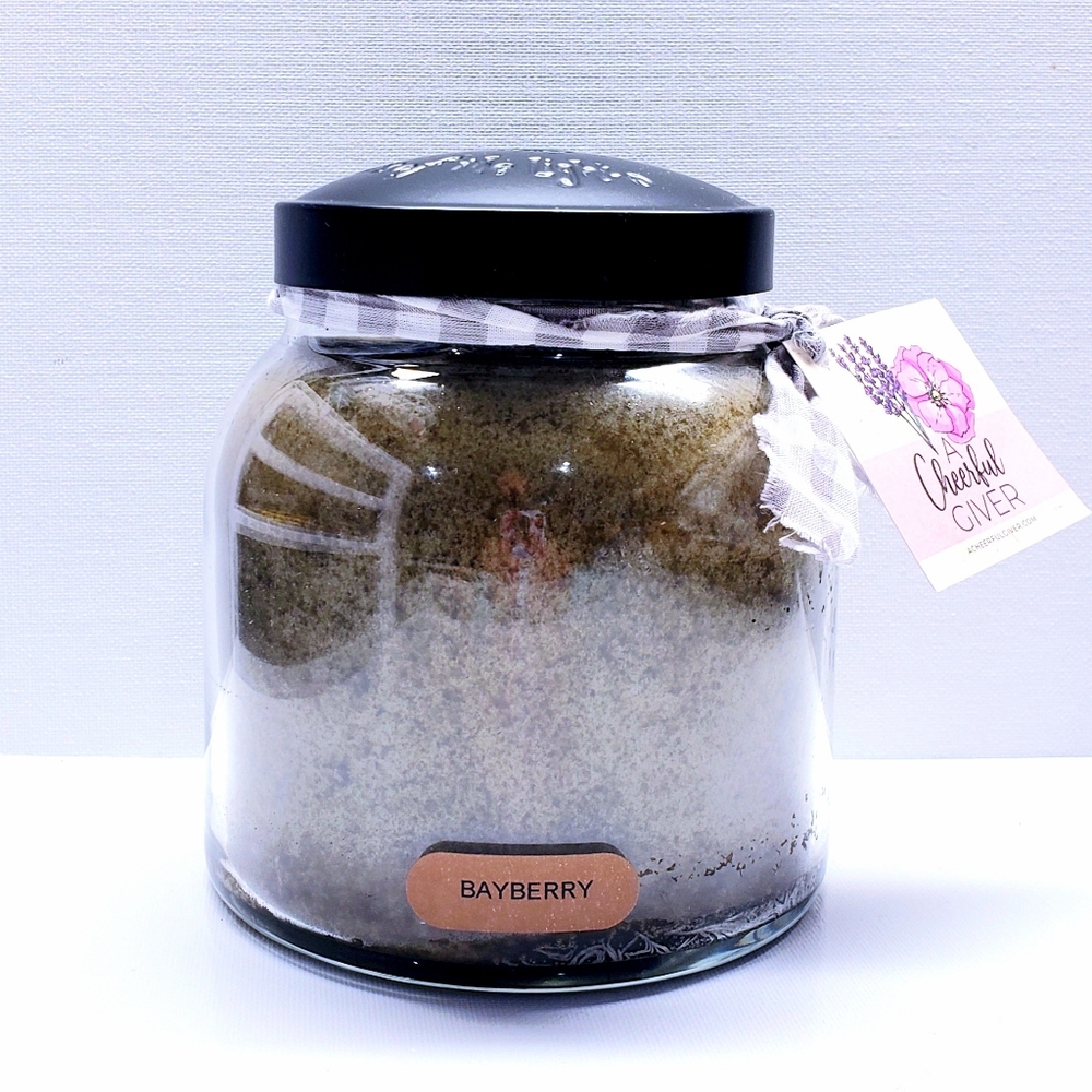 BAYBERRY -A Cheerful Giver- Papa Jar Scented Candle, 34 oz